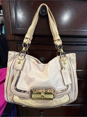 Coach Kristin Spectator East West Shoulder Tote